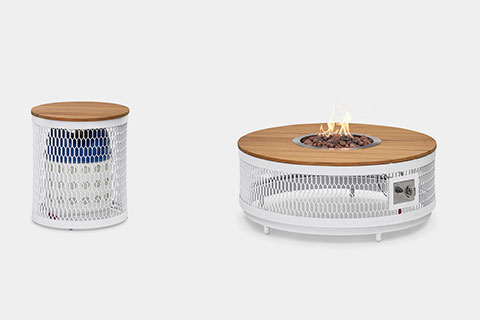 Sigarten European Style Garden Hotel Patio Outdoor Round Smokeless Fire Pit